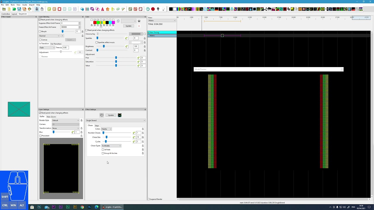 xLights Effects SINGLE STRAND Effect YouTube