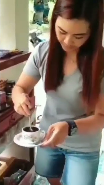 Viral cewek cantik warung kopi