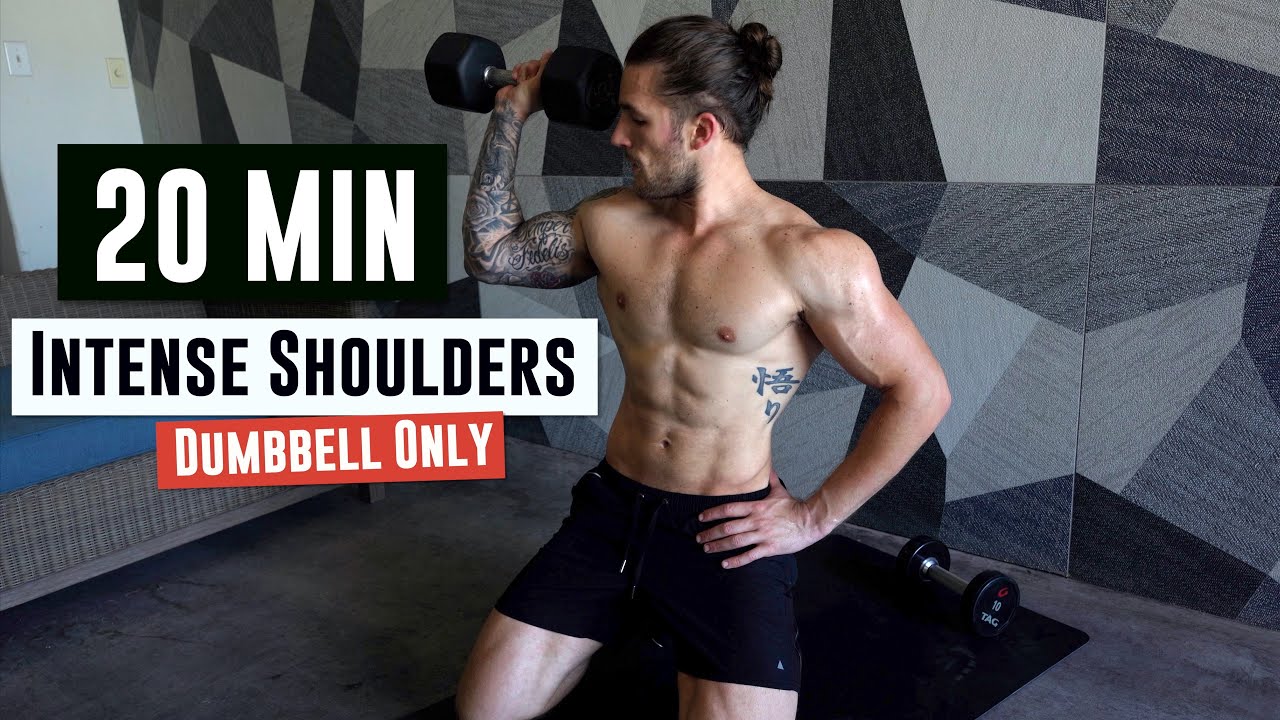 20 MIN KILLER SHOULDER WORKOUT | Dumbbell ONLY - YouTube