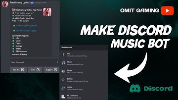 How To Make Discord Music Bot 24/7 | V2 | Omit Gaming