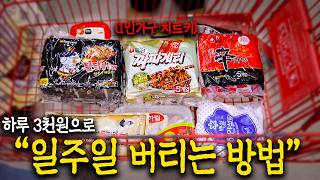 혼자 살면 돈 많이 쓰지마세요, 이 정도면 충분합니다.