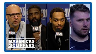 Jason Kidd, Kyrie Irving, P.J. Washington, Luka Doncic | Mavs-Clippers Game 6 postgame interviews