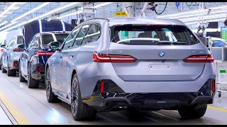 Inside the BMW 7 Series / i7 (G70), i5 Sedan, 5 Series Touring (G60) Assembly Plant in Dingolfing.