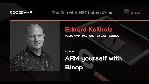 ARM yourself with Bicep by Eduard Keilholz