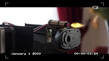 Detect Motion and Destroy Target! Amazing Autonomous DIY Idea