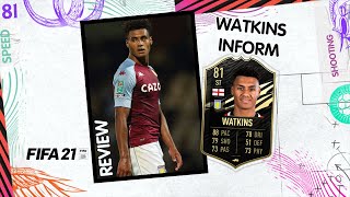 Watkins - Inform 81 Icons Review FIFA 21