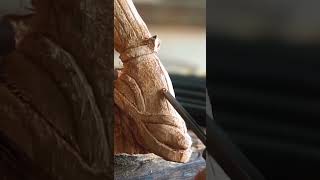 Mitsuri - wood carving - Demon Slayer art #shorts
