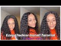 Easy Glueless Wig Install Tutorial ft. RoyalT Styles