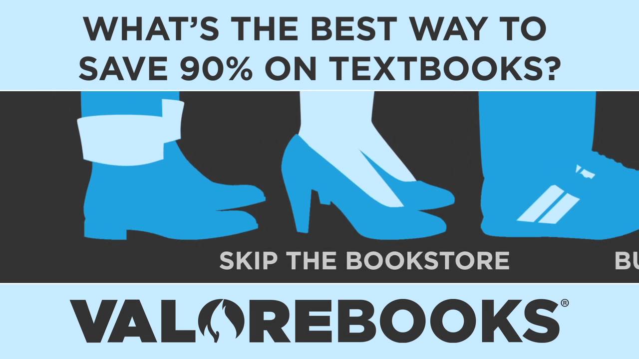 ValoreBooks Save 90 on Textbooks in 5 seconds YouTube