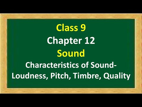 Class 9: Sound || Characteristics of Sound || Notes || Part 15 || Science || CBSE || Hindi