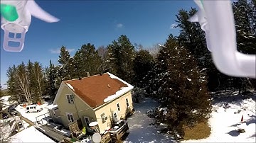 Syma X5C Flight with a GoPro Hero 3+