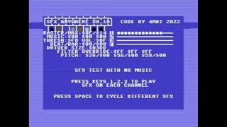 SFX Anywhere - Add sound fx to your C64 game without changing music drivers.