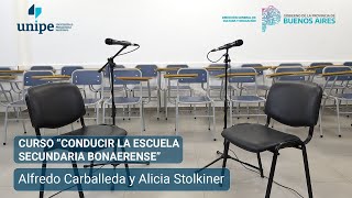 "Conducir la escuela secundaria bonaerense" | Clase 14: Alicia Stolkiner