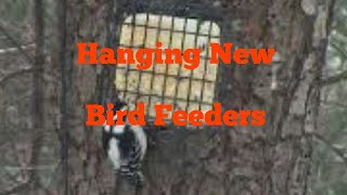 Putting up New Bird Feeder Christmas Gifts!