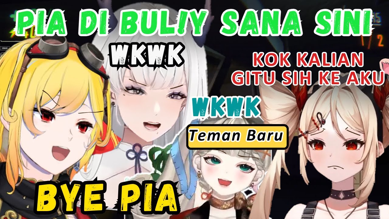 Datang Teman Baru, KAELA Makin Bul!y PIA Habis-habisan - Sampai Disiram Di Jamban【Vtuber | Clip】