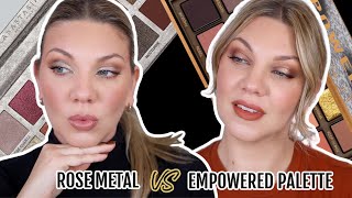 ⚡️ BATTLE : EMPOWERED PALETTE HUDA BEAUTY VS ROSE METAL ANASTASIA BEVERLY HILLS | Tuto & swatch