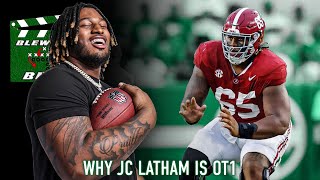 Why JC Latham is OT1 | NY Jets Draft Film Review | Blewett's Blitz