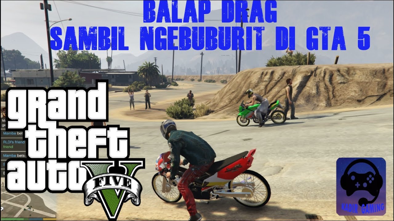 GTA 5 Indonesia - Ngebuburit Sambil Balapan Liar (DRAG ...