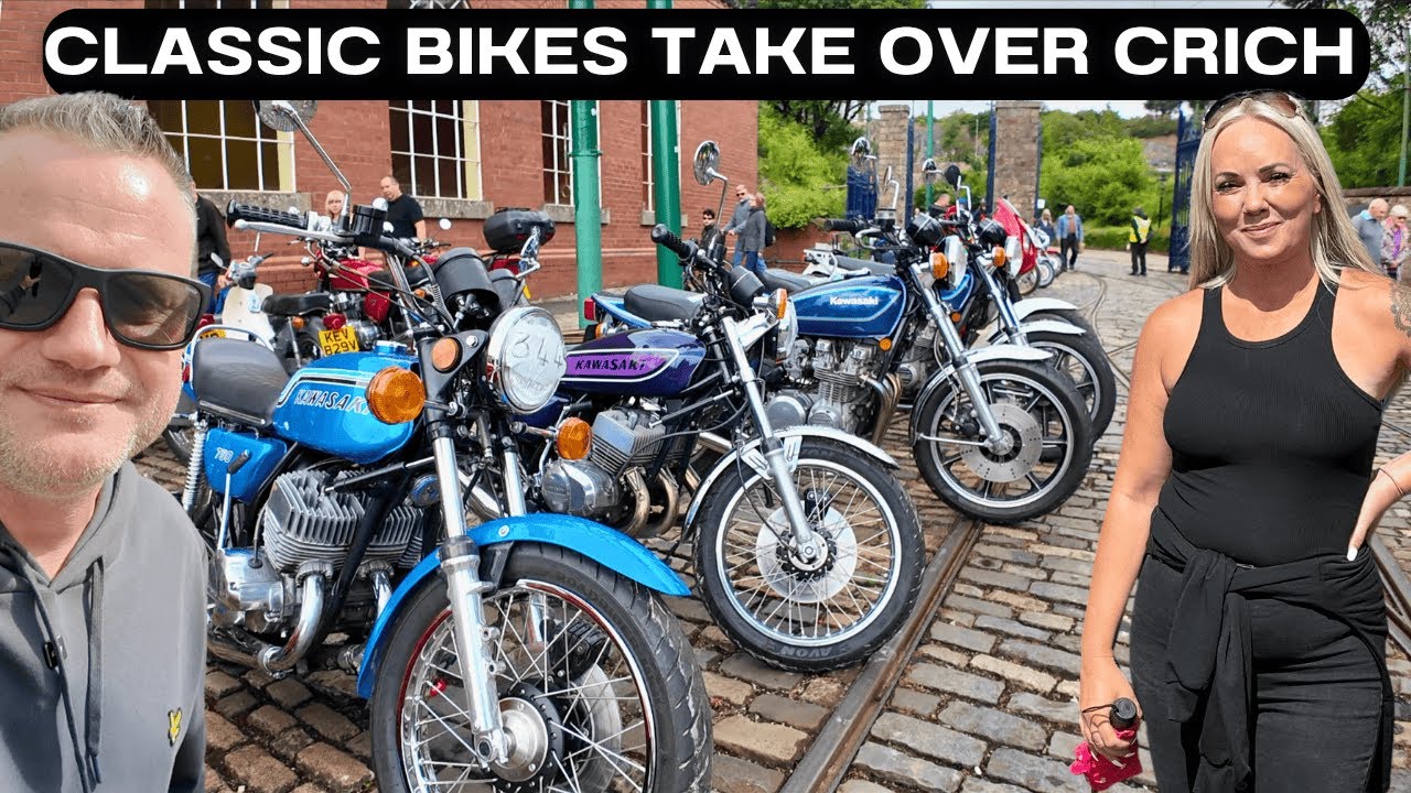 RARE Classic Motorcycles at Crich Tramway Village | Vintage Bike Show 2025!