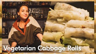 Palestinian Cabbage Rolls (Vegetarian Malfoof) | Sahtein!