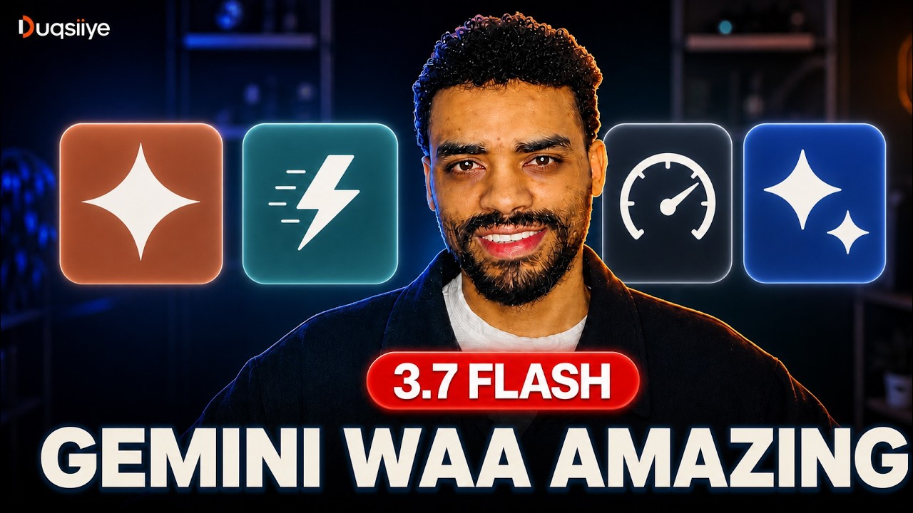 Gemini 3.7 Flash Ayaan Tijaabiyay Waana Amazing