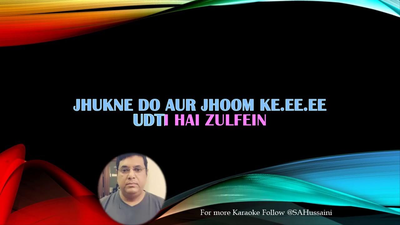Aankhon Mein Kya Ji HD Karaoke Track with Female Voice YouTube