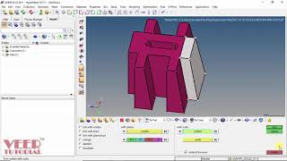 Hypermesh | Solid Edit Tools | Hex mesh