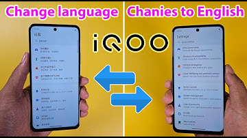 How to change language from Chinese  to English in iqoo z10x 5g