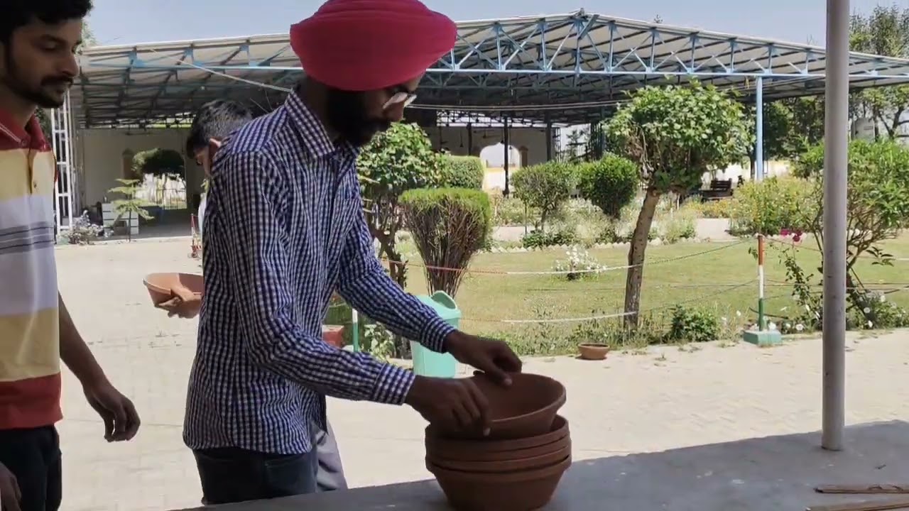 Birds' Nurturing - बेजुबान पक्षियों के लिए चोगा-पानी रख उनको गर्मी में राहत पहुंचा रहे हैं सेवादार