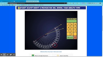 Using the Virtual Protractor to Measure Angles