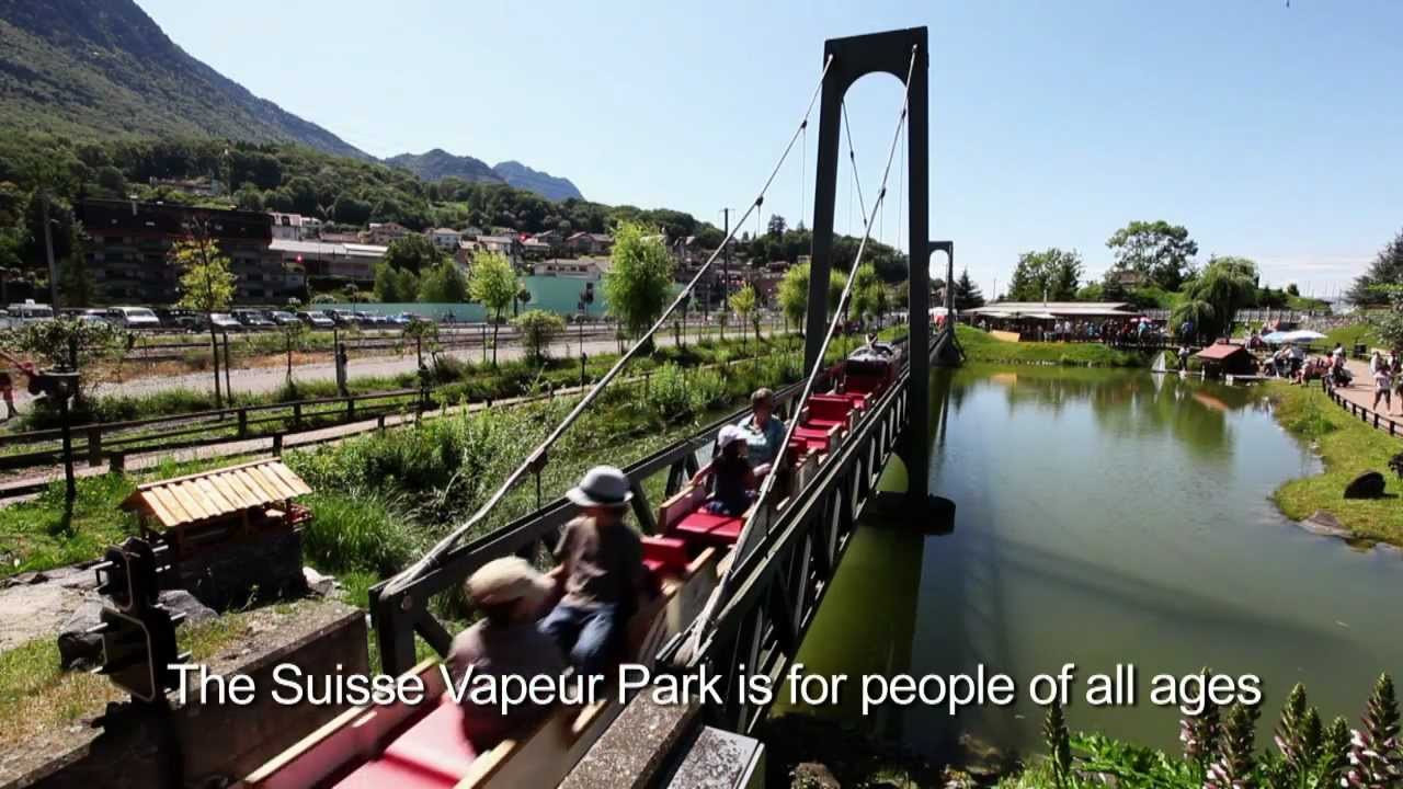Miniature Train Park: Swiss Vapeur Parc - YouTube