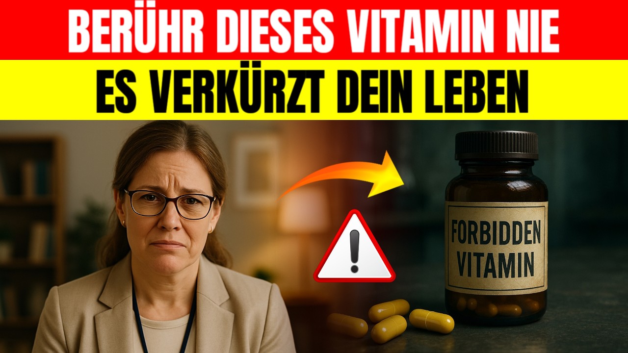 Senioren, Das SCHLECHTESTE Vitamin NIE Nehmen Sollten — Und Das EINE Das Sie TÄGLICH Brauchen