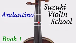 11. Andantino - Suzuki Book 1 Violin Tutorial (Renee Spady violin)