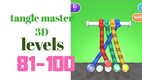Tangle master 3D - Gameplay walkthrough - All levels solution