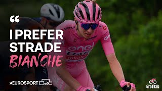 'I'm happy that it's over' 😅 - Tadej Pogačar reacts after Stage 6 Giro D'Italia 🇮🇹
