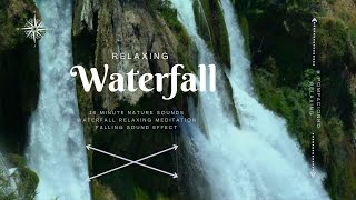 Relaxing Waterfall Sounds for Sleep | Fall Asleep & Stay Sleeping with Water White Noise | 16 minute