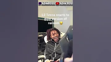 Lil Tecca reacts to g@y version of ransom