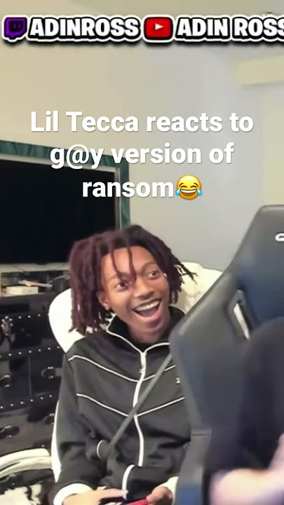 Lil Tecca reacts to g@y version of ransom