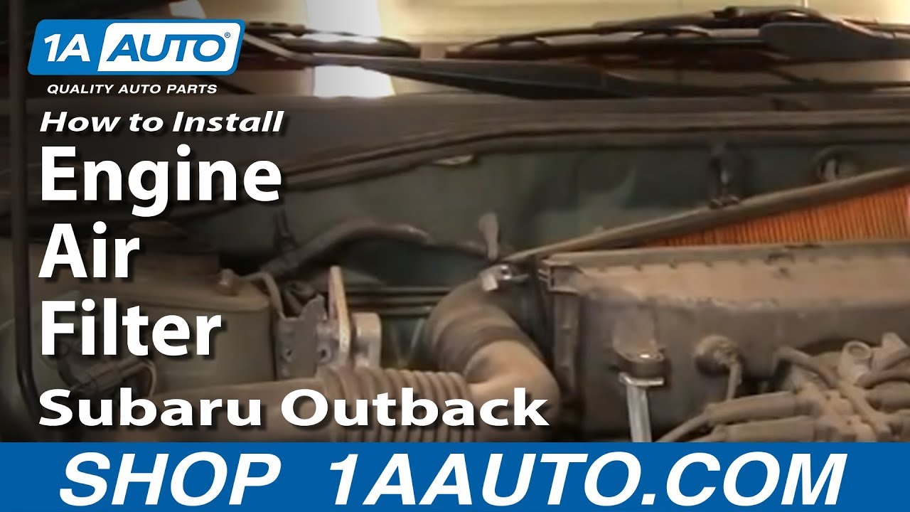 How To Install Replace Service Engine Air Filter Subaru Outback 1AAuto