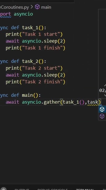 Run Multiple Functions Concurrently in Python with asyncio 🚀 - YouTube
