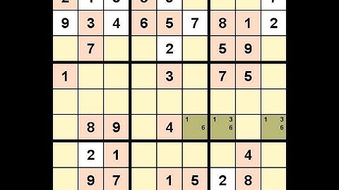 How to Solve Washington Times Sudoku Difficult May 20, 2021