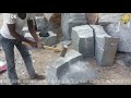 How to cut stone manually by eesha media