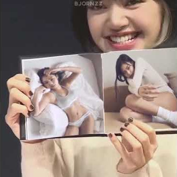 Lisa say Sexy to Jennie Picture Calvin #jenlisa