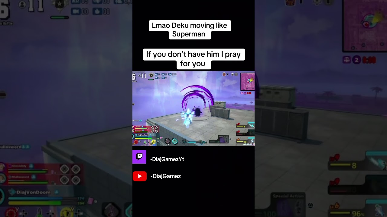 Rapid Deku hands down the best character in My hero ultra Rumble 