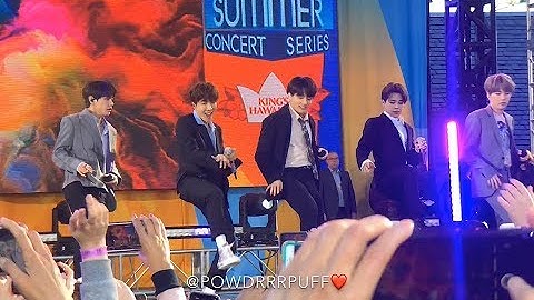 190515 - Boy With Luv SOUNDCHECK - BTS 방탄소년단 - GMA Summer Concert Series - HD FANCAM