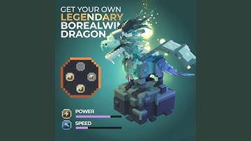The Sandbox LAND Presale 4 Exclusive Asset - Borealwing Dragon