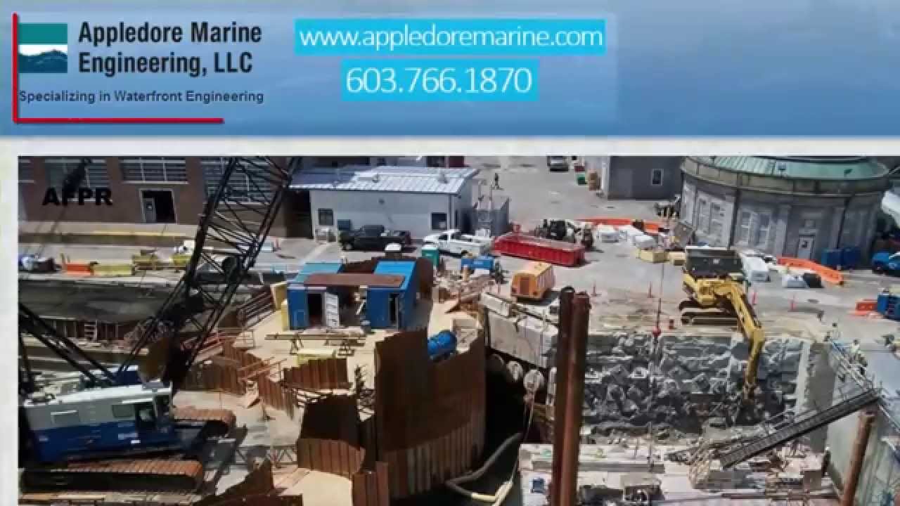 Appledore Marine is an Engineering firm providing marine and waterfront