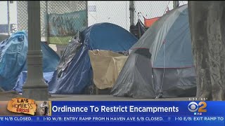 LA City Council Approves Ordinance to Restrict Homeless Encampments