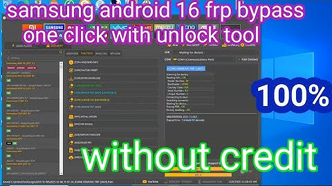 All samsung android 16 frp bypass one click with unlock tool without credit