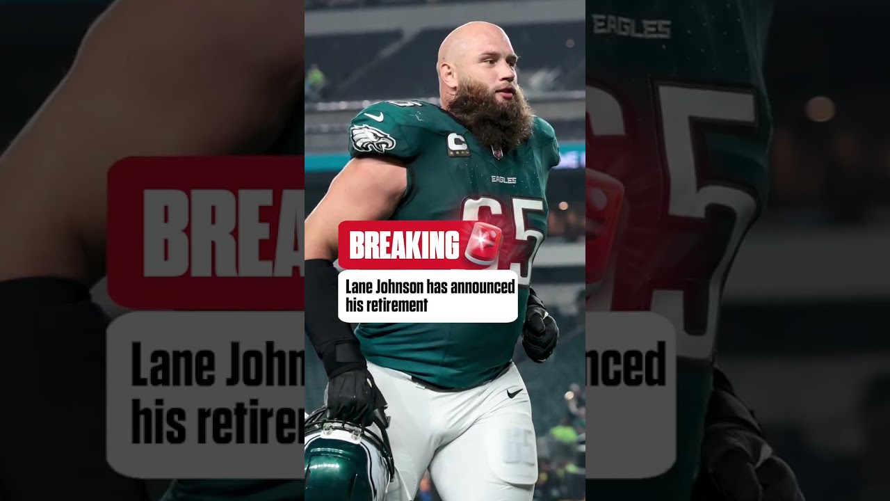 Lane Johnson announces his mid-season retirement after 14 years with the Eagles #eagles #hqsocial